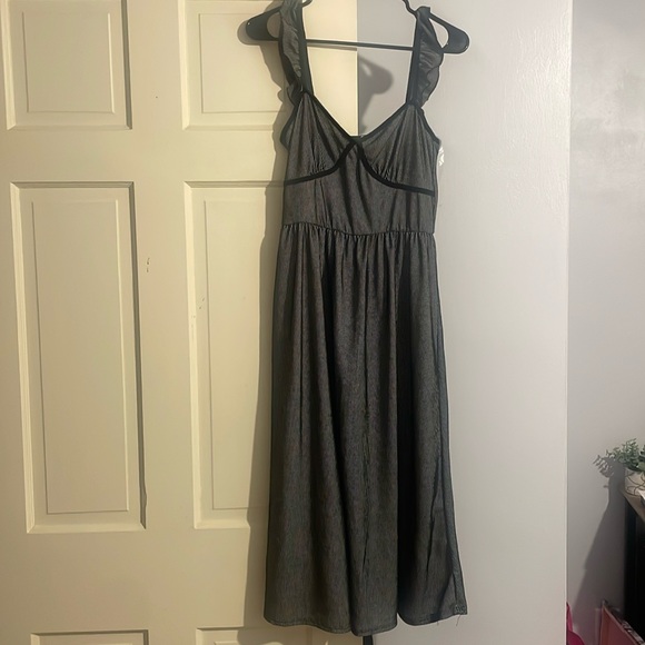 Caution To The Wind Dresses & Skirts - Black and white striped midi dress